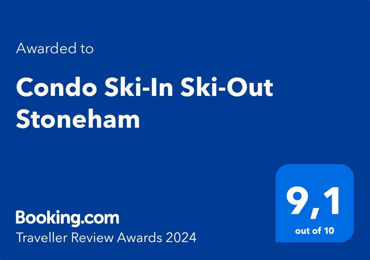 Condo Ski-In Ski-Out Stoneham Luaran gambar